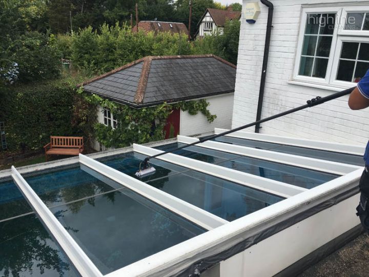 Window sills and doors cleaned by Highline Cleaning
